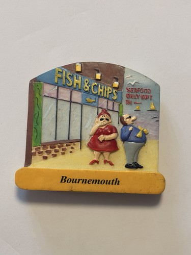 Bournemouth fridge magnet - fridge, fish