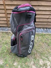COBRA 14 WAY LIGHTWEIGHT GOLF CART BAG WITH SHOULDER STRAP. FREE UK POST