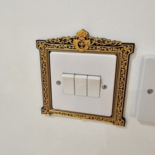 Gold On Black Victorian Style