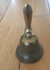 Small Vintage Brass Bell Solid