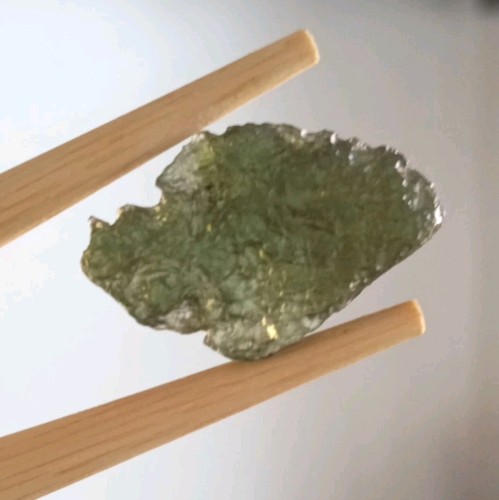 Moldavite crystal genuine - crystal,