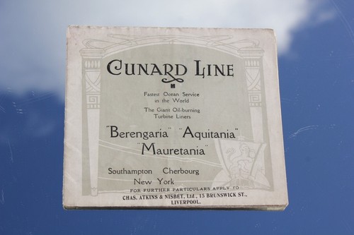 Cunard line rms - cunard,