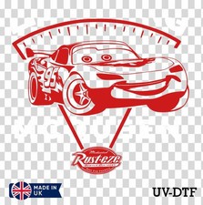 Lightning McQueen Car UV DTF