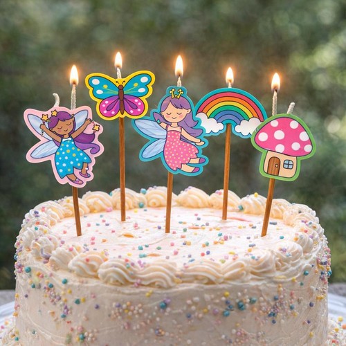 Fairy birthday cake topper - birthday,