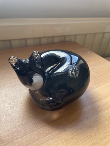 Langham glass cat - langham, figurine