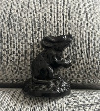 Cast iron mouse door stop - iron,