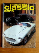 THOROUGHBRED & CLASSIC CARS Magazine September 1979 AC Cobra, Jowett R4,