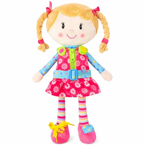 Plush learn dress doll - dress,