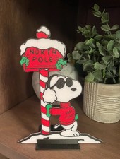Cool Snoopy Christmas North Pole House Decoration Ornament