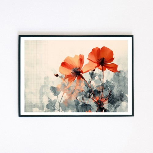 Abstract flowers botanical - abstract,