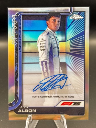 Alex albon 2025 topps chrome - alex,