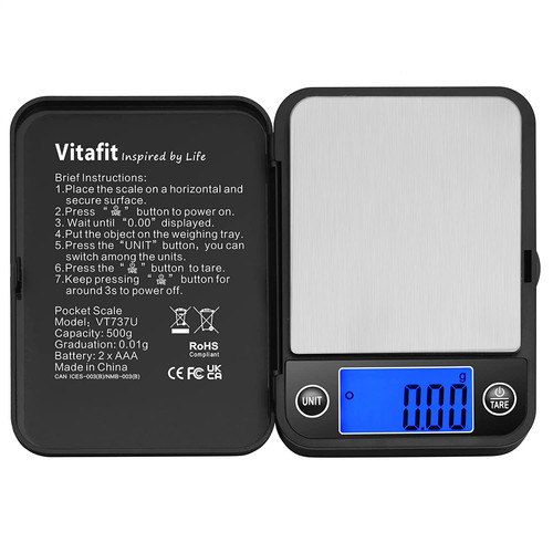 500g digital pocket scales - 500g,