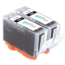 2 Black (PGI) Ink Cartridges for Canon PIXMA iP3500 MP510 MP610 MP950 MX850