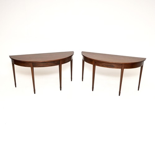 Pair antique inlaid - pair, of