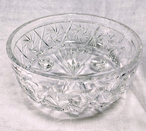 Vintage large cut crystal - vintage,