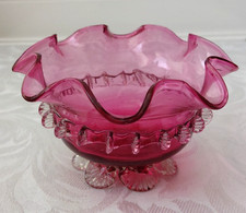 Vintage Cranberry Glass Pretty