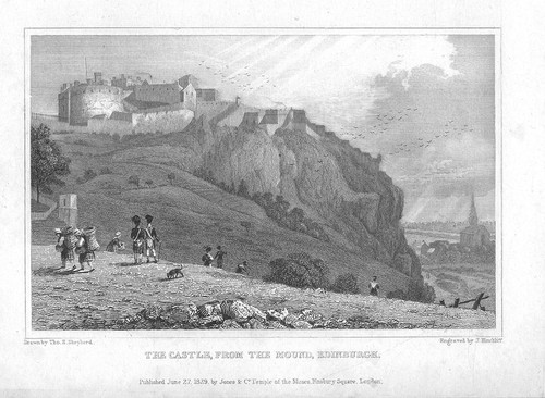 Edinburgh the castle - castle, from
