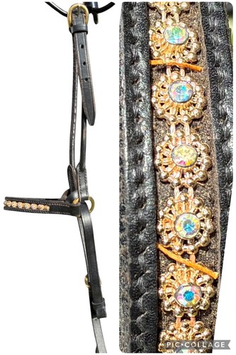 Rolled black leather - rolled,