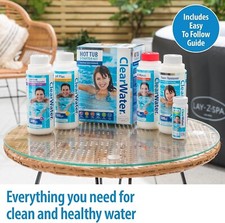 CLEARWATER SWIMMING SPA HOT TUB TREATMENT STARTER CHEMICAL KIT