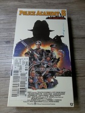 Police Academy 6   warner home 1989   VHS tape sealed watermark intact        N