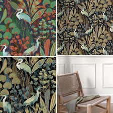 Grandeco Ciara Heron Wallpaper