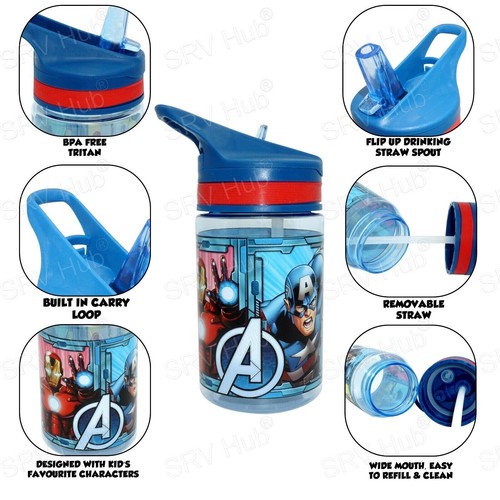 Avengers 400ml kids - kids, water