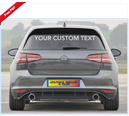 Van windscreen sticker custom - windscreen,