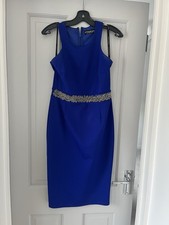 Ladies Evening Dress Size 10 Cobalt Blue by Little Mistress Used