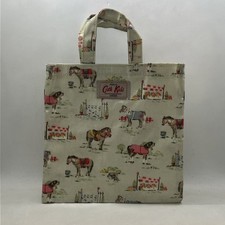 Cath Kidston Kids Square Cotton PVC Equestrian Horse Tote Bag