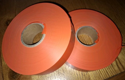 Route marking tape orange - marking, tape,