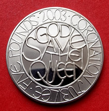 2003 Elizabeth II - PROOF £5 Five Pound Coronation Jubilee Coin - Mintage 43,513