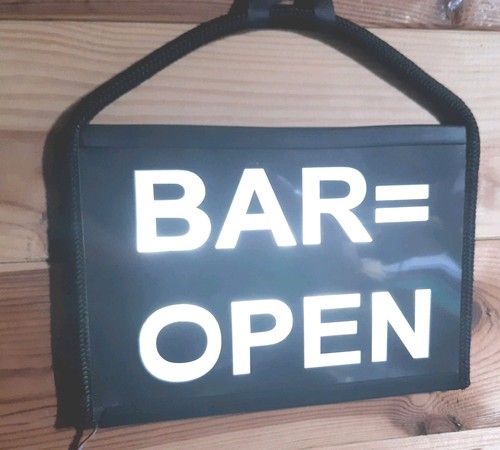 Large quality bar open led - large, 'bar