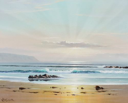 Peter cosslett original oil - peter,