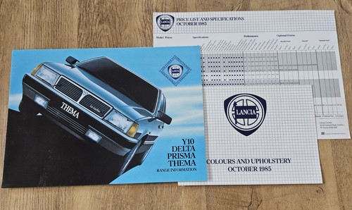Lancia range 1985 - 1985, market