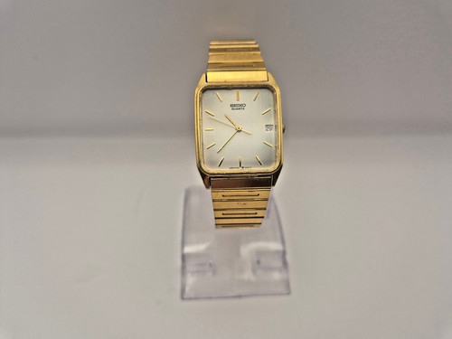 Seiko mens vintage gold - , tone