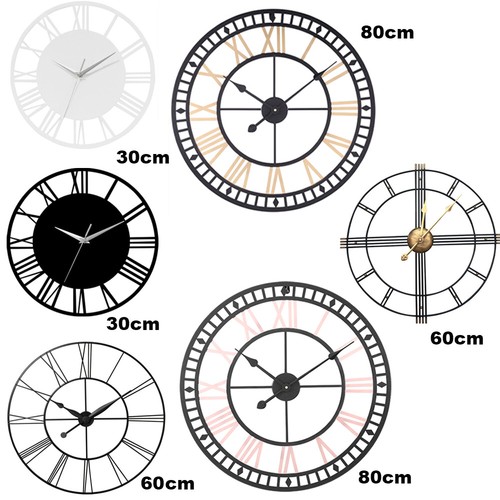 80cm wall clock big - 30/60/80cm,