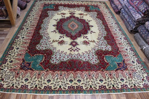 Large handmade oriental wool - handmade,