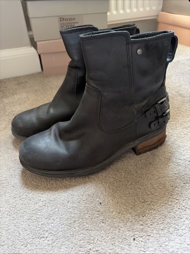 Ugg black biker boots size - boots, 5.5