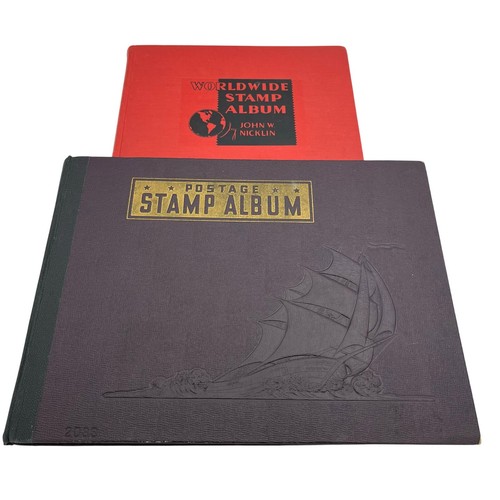 Set two vintage stamp - set,