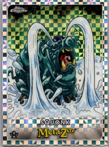 Topps chrome metazoo xfractor - chrome,