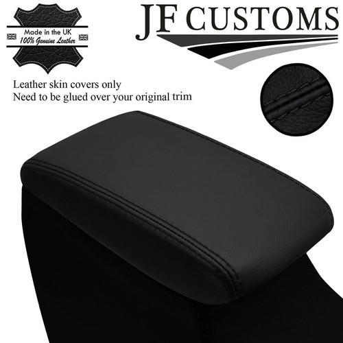 Black stitch italian leather - black,