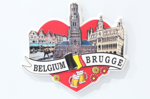 Brugge belgium fridge - 3d,