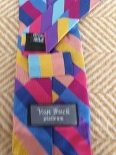 Van Buck Platinum Limited Edition Silk Tie 8.5cm
