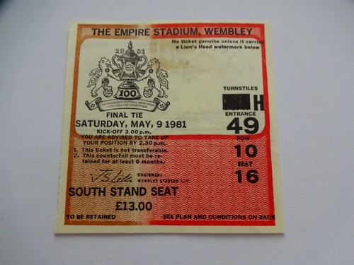 1981 cup final tottenham - cup,