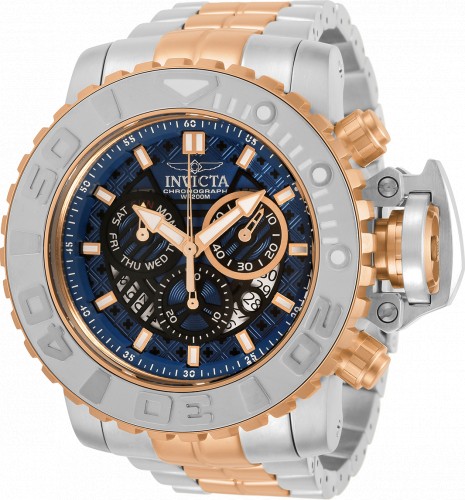 Invicta sea hunter quartz blue - sea,