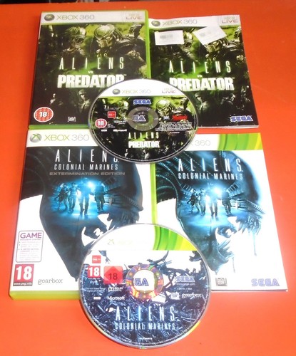 Xbox 360 aliens - vs., predator