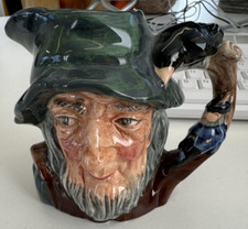 Royal Dolton Vintage Character Jug "Rip Van Winkle" Toby Jug D6438 Authentic VGC