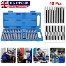 Hex Torx Star & Spline BIT Socket Set 3/8" & 1/2"dr Long & Short Reach Allen Key