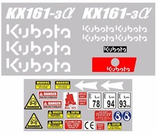 Decal Sticker set. KUBOTA