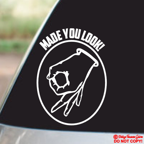 Circle punch game vinyl decal - game,